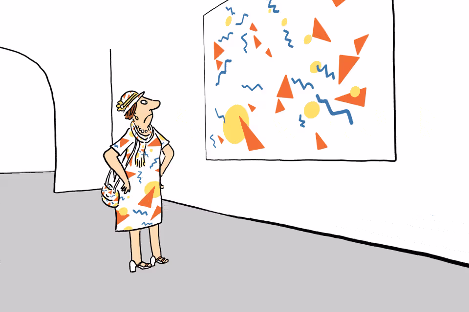 Screenshot from the interactive comic created by Rina Piccolo of Rhymes with Orange. 